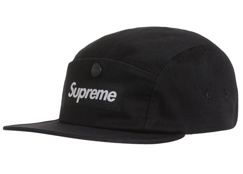 Supreme Snap Pocket Camp Cap FW23 - Black