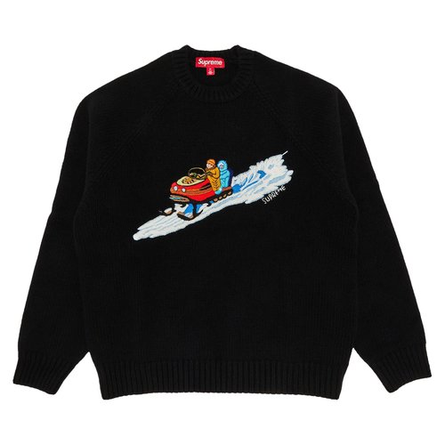 Supreme Snowmobile Sweater - FW24SK18 BLACK