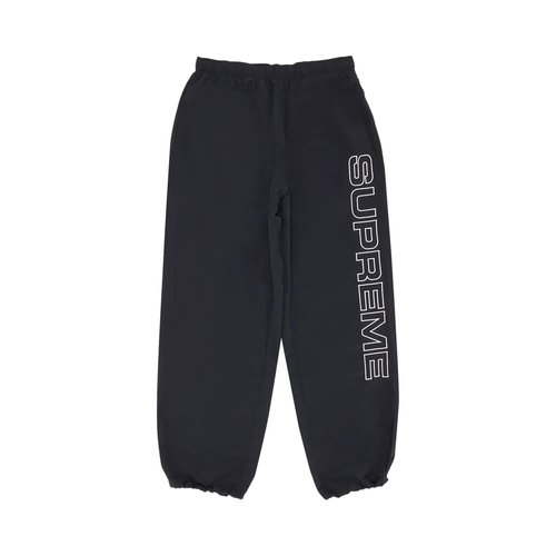 Supreme Spellout Embroidered Track Pant - FW23P99 BLACK
