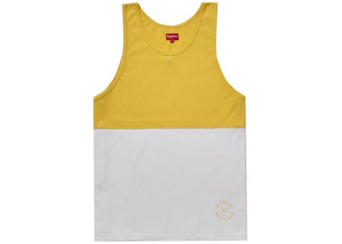 Supreme Split Tank Top - Yellow