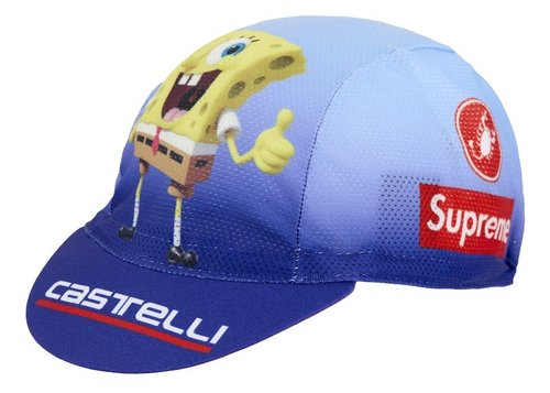 ウェア Supreme SpongeBob Castelli Cycling Cap Supreme® x SpongeBob SquarePants Castelli Cycling Cap Blue