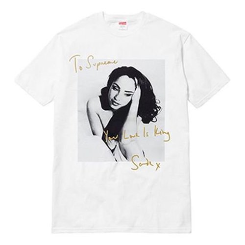 Supreme SS17 Sade Tee Character Printing Short Sleeve - White - SUP-SS17-09