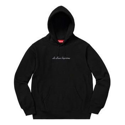 Supreme SS19 Le Luxe Hooded Sweatshirt - Black - SUP-SS19-316