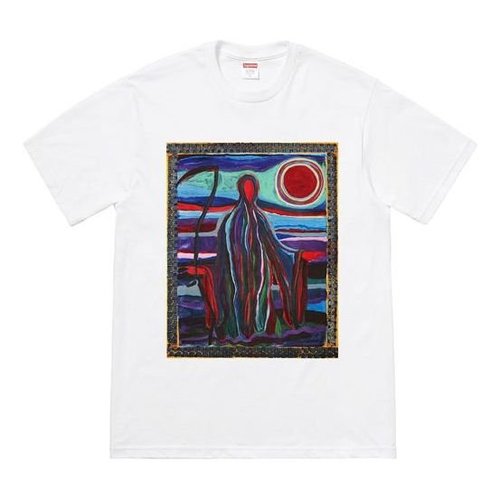 Supreme SS19 Reaper Tee Printing Short Sleeve - White - SUP-SS19-10484