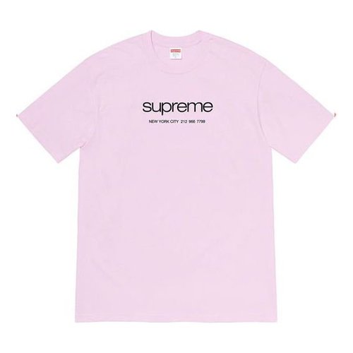 Supreme SS20 Week 1 Shop Tee Logo Tee - Light Purple - SUP-SS20-261