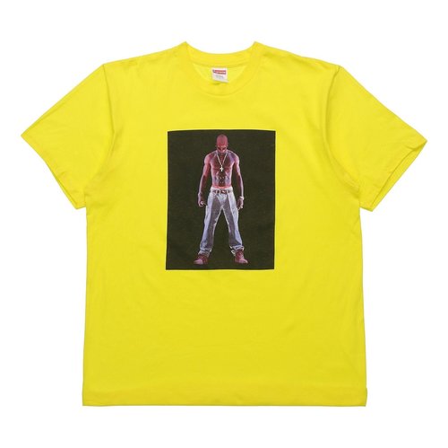 Supreme SS20 Week 1 Tupac Hologram Tee Virtual Characters Short Sleeve - Yellow - SUP-SS20-270