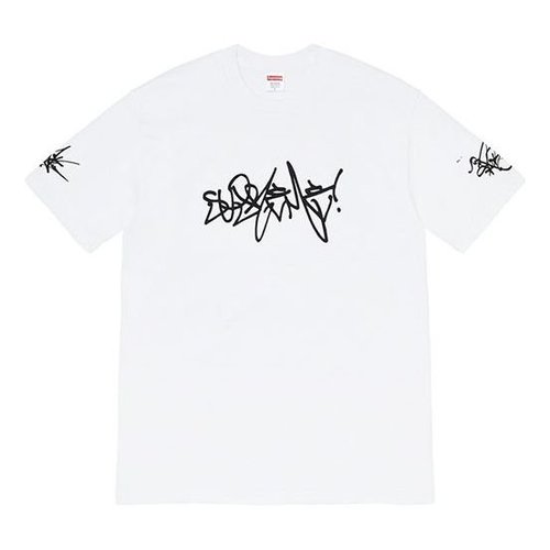 Supreme SS20 Week 4 Rammellzee Tag Tee Logo Tee - White - SUP-SS20-487