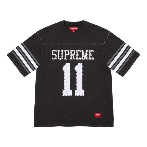 Supreme SS26 Studded S/S Football T-Shirt - Black - SUP-SS26-012-BLK