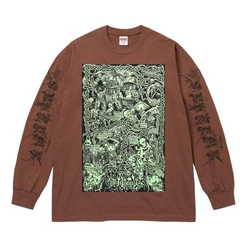Supreme SS26 Wombat L/S T-Shirt - Brown - SUP-SS26-013-BRN