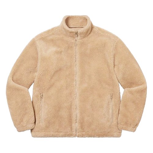Supreme Star Fleece Jacket - SS22J84 NATURAL
