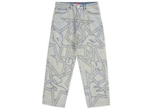 Supreme Stars Topstitch Baggy Jean - Dirty