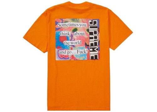 Supreme Static Tee Shirt - Orange