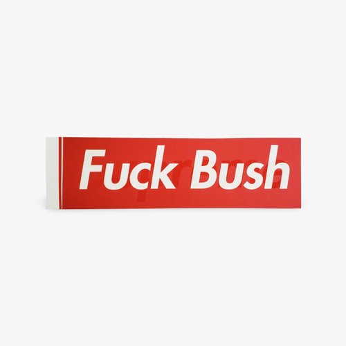 Supreme Sticker 2005 'Box Logo Fck Bush' Solesense