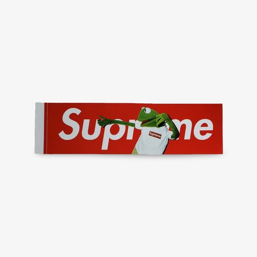 Supreme Sticker Red 2008 'Box Logo Kermit The Frog' Solesense