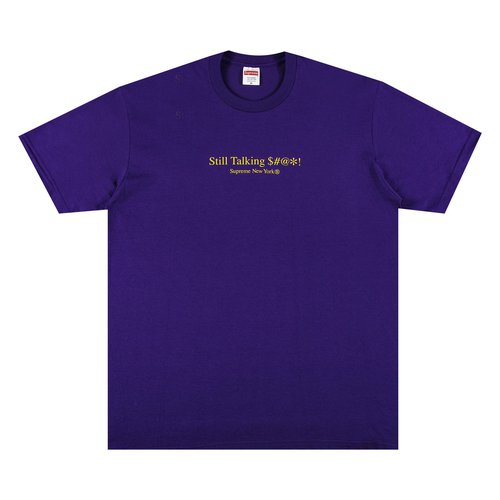 Supreme Still Talking Tee - SS22T58 PURPLE