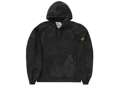 Supreme Stone Island Hooded Sweatshirt FW23 - Black
