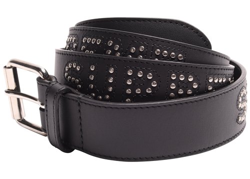 Supreme Studded Logo Belt - Black