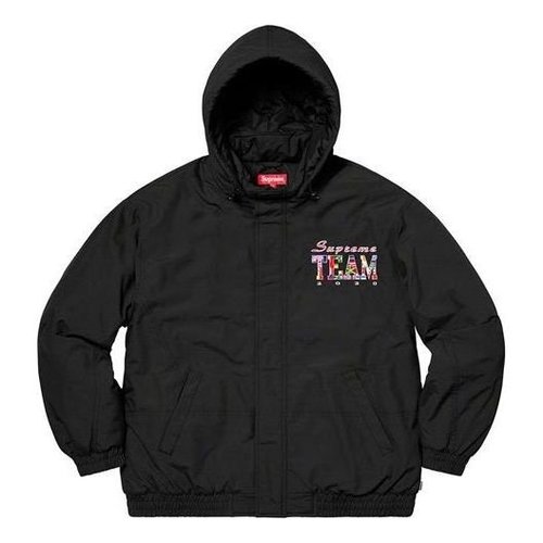 Supreme Super Team Puffy Jacket - Black - SUP-SS20-489
