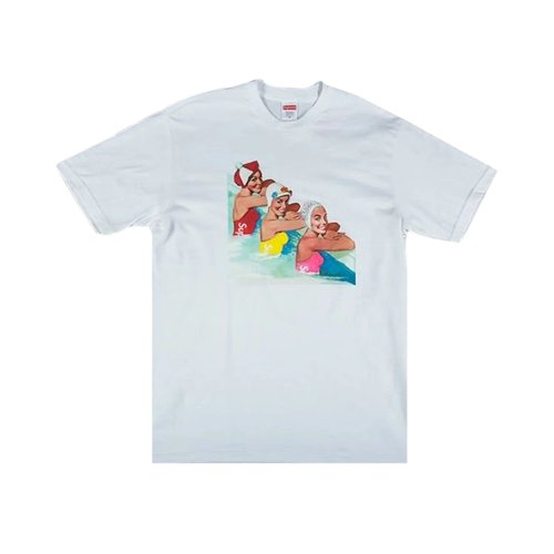Supreme Swimmers T-Shirt - White - SUP-SS18-497