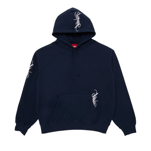 Supreme Tag Hooded Sweatshirt - SS24SW17 NAVY