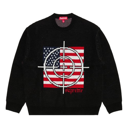 Supreme Target Sweater - FW25SK38 BLACK