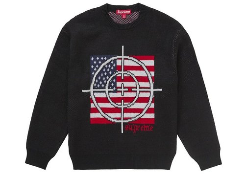 Supreme Target Sweater - Black