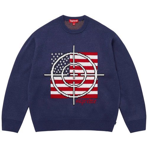 Supreme Target Sweater - FW25SK38 NAVY
