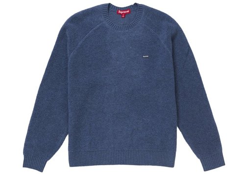 Supreme Terry Small Box Sweater - Blue
