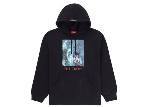 Supreme The Crow Hooded Sweatshirt - Black