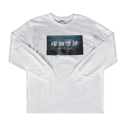 Supreme The Killer Long-Sleeve Tee - FW18T4 WHITE