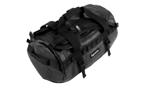 Supreme The North Face Leather Base Camp Duffel - Black