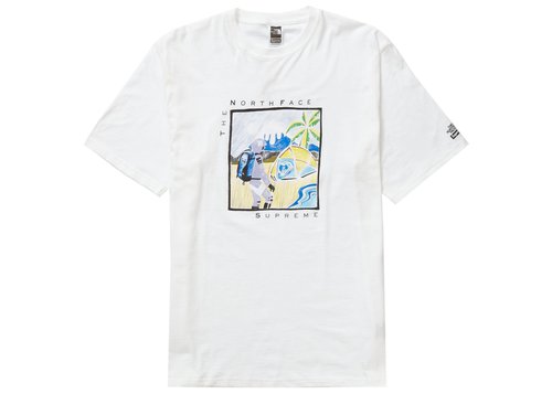 Supreme The North Face Sketch Short Sleeve Top - White