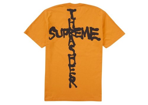 Supreme Thrasher Cross Tee Shirt - Orange