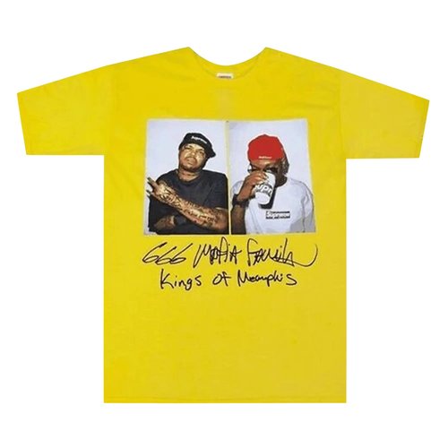 Supreme Three 6 Mafia Tee - FW12T9 YELLOW