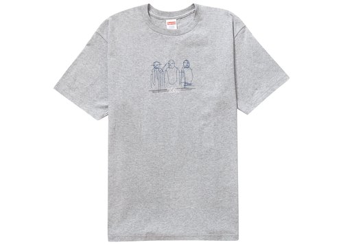 Grey Supreme T Shirt Kids Baby Clothes Supreme T Shirt Junior - Main Image