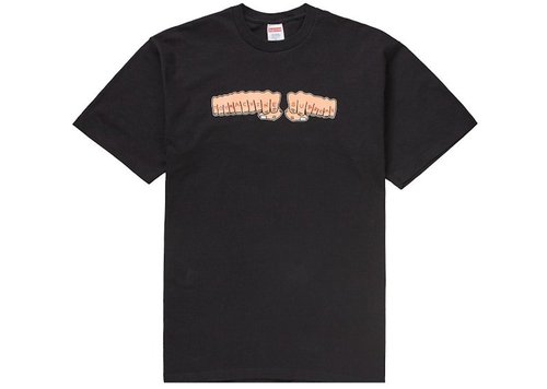 Supreme Toy Machine Fist Tee Shirt - Black