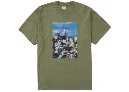 Supreme Trash Tee Shirt - Light Olive