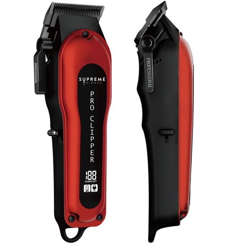 Supreme Trimmer Pro Clipper Hair Care 688201434918 - Red - 688201434918 OZ