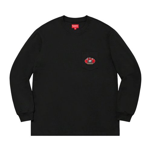 Supreme Vampire Long-Sleeve Pocket Tee - SS21KN85 BLACK