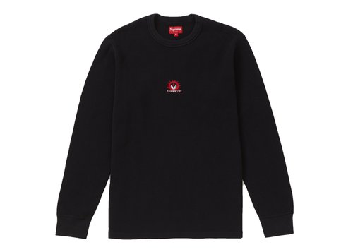 Supreme Vampire Waffle Thermal - Black
