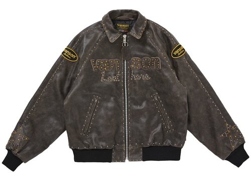 Supreme Vanson Leathers b.b. Simon Jacket - Brown