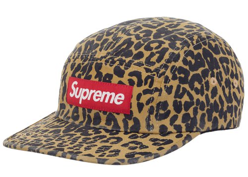 Supreme Washed Chino Twill Camp Cap FW23 - Leopard