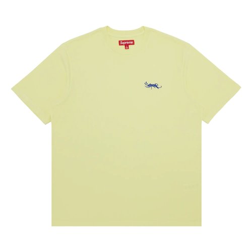 Supreme Washed Tag Short-Sleeve Top - SS24KN27 BRIGHT YELLOW
