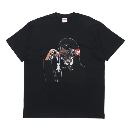 Supreme Week 0 Creeper Tee Pattern Printing Short Sleeve - Black - SUP-SS19-227