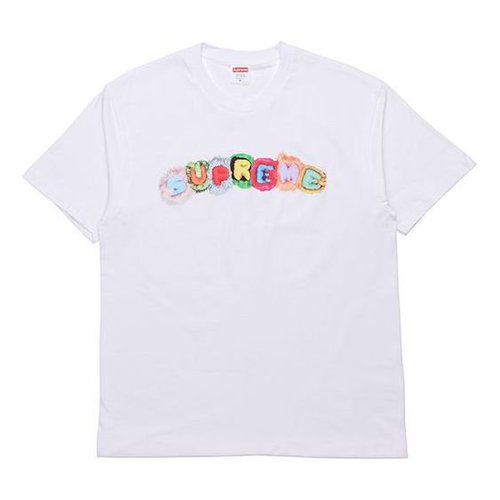 Supreme Week 7 Pillows Tee logo Short Sleeve - White - SUP-FW19-717