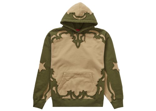 Supreme Western Cut Out Hooded Sweatshirt 'Dark Tan' | Solesense