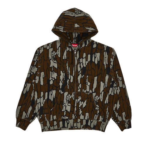 Supreme Work Zip Up Hooded Sweatshirt - SS25SW59 MOSSY OAK TREBARK CAMO