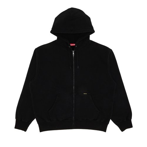 Supreme Work Zip Up Hooded Sweatshirt - SS25SW59 BLACK