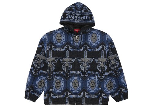Supreme Woven Hooded Jacket - Blue