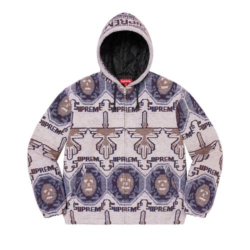 Supreme Woven Hooded Jacket - FW22J42 DUSTY LILAC